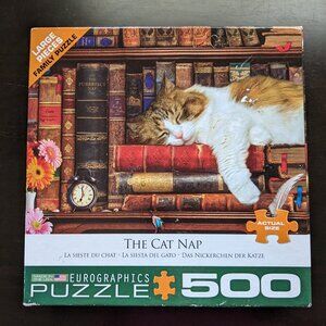 "The Cat Nap" by Eurographics, 500 pieces